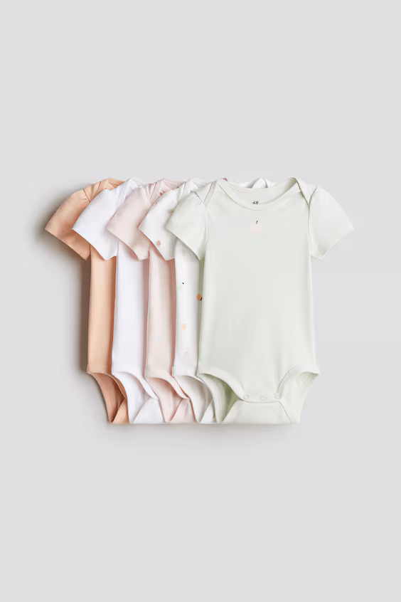 Набор из 5 боди из хлопка