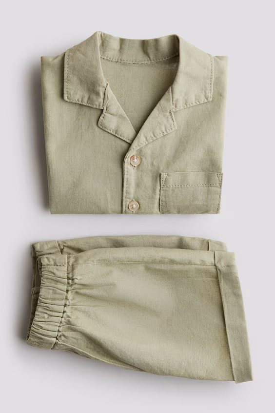 Комплект из 2 предметов из смеси льна