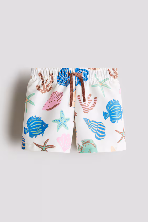 Плавательные шорты с принтом