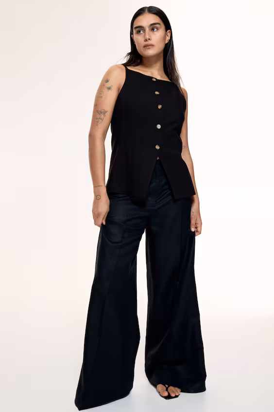 Жилет с поясом