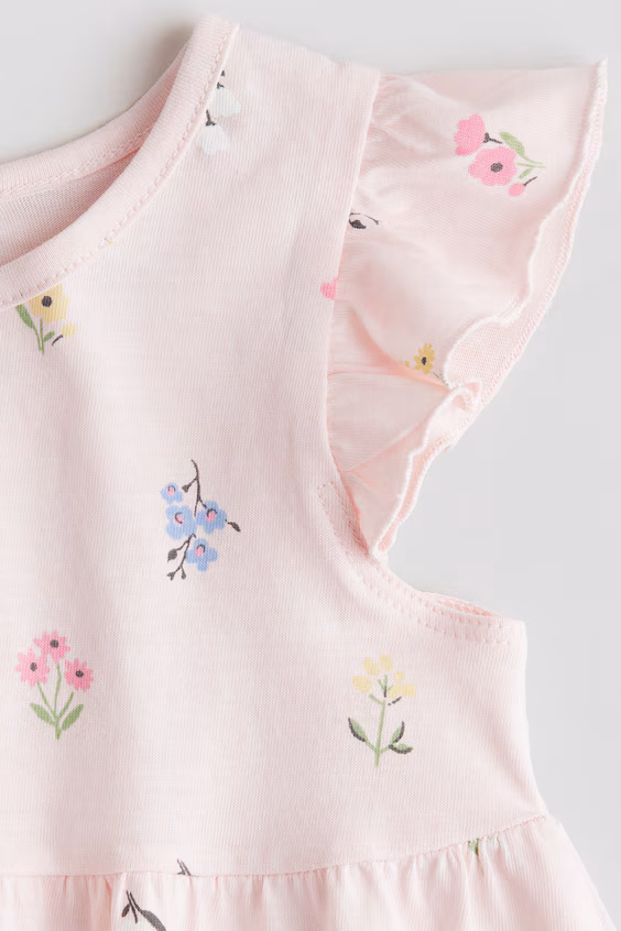 Платье из хлопка с принтом