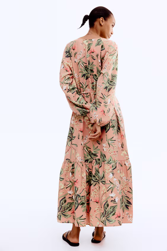 Платье из ткани с начесом съемным поясом