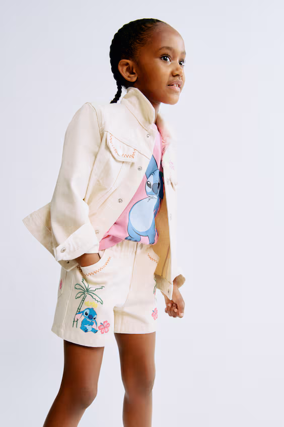 Джинсовые шорты свободного кроя