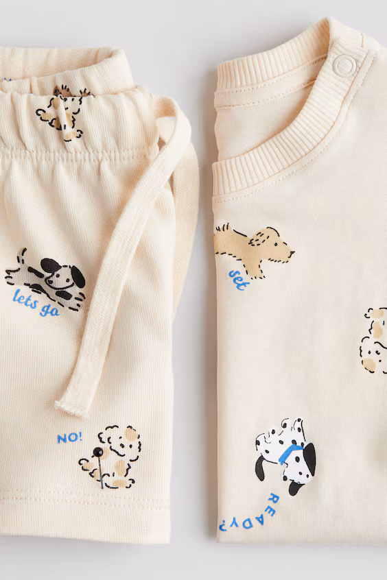 Комплект из 2 предметов из хлопка