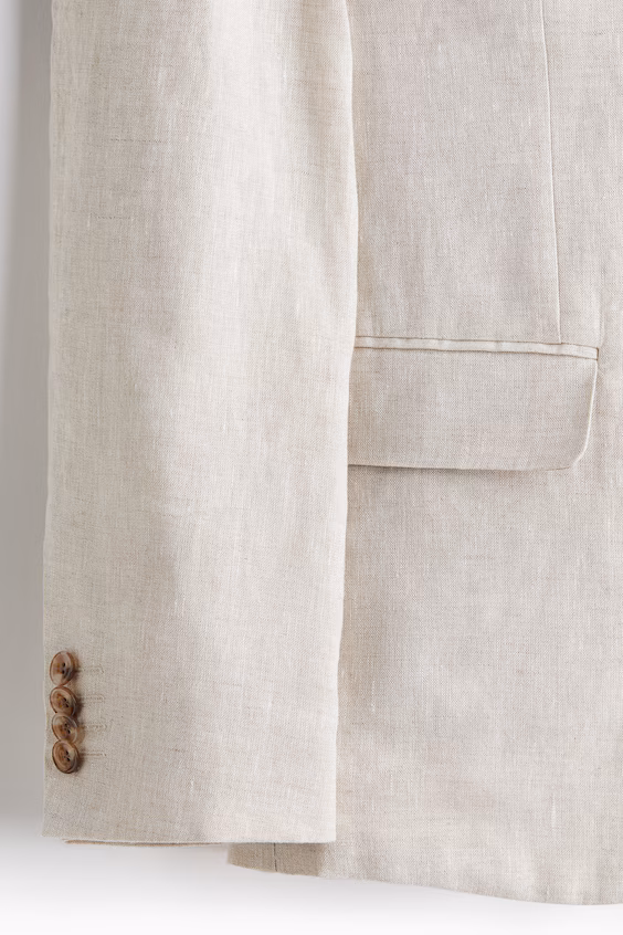 Пиджак из льна slim fit