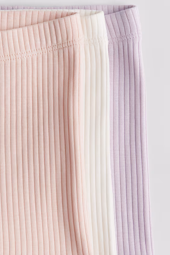 Набор из 3 велосипедных шорт в рубчик