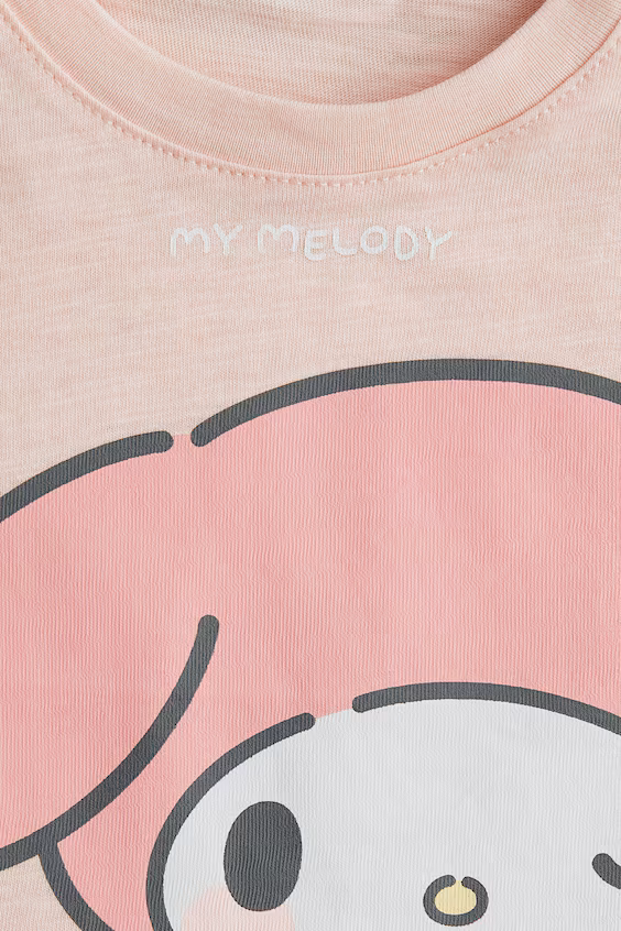 Футболка из хлопка с принтом