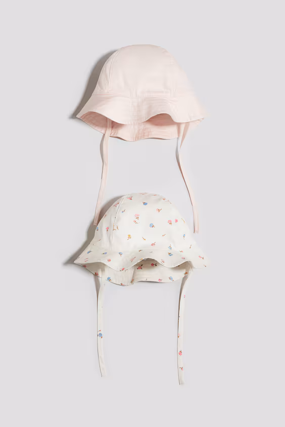 Набор из 2 хлопковых шляп