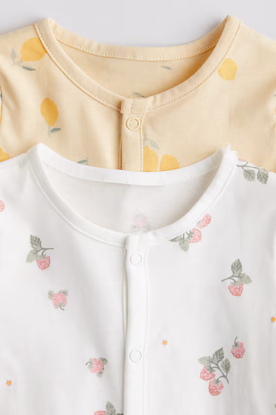 Набор из 2 комбинезонов из хлопка