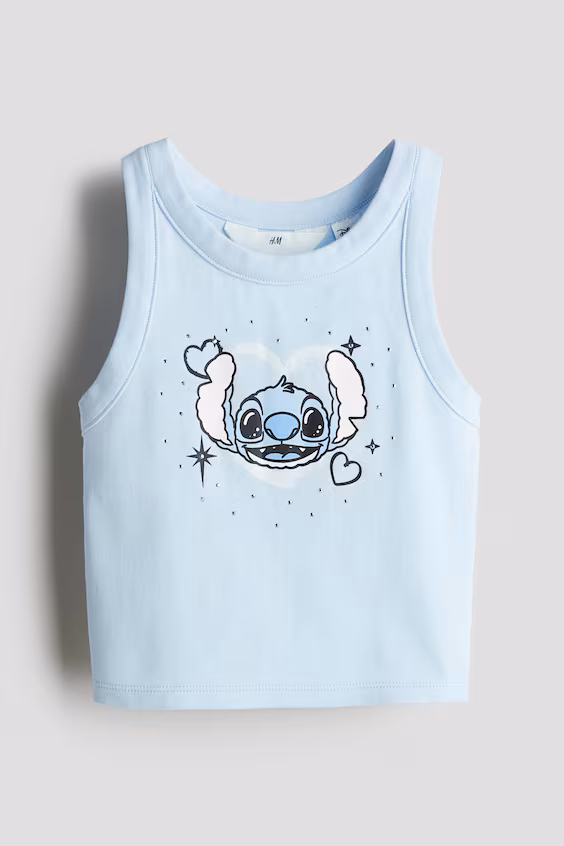 Топ без рукавов с узором