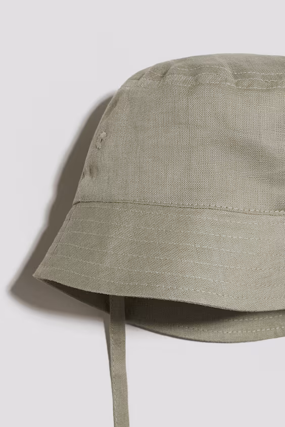 Шляпа для солнца из льна