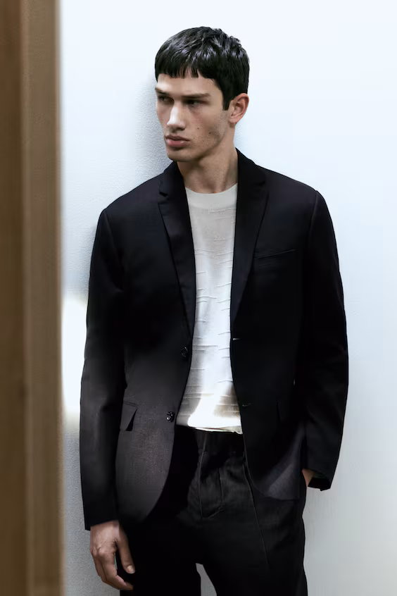 Пиджак из льна slim fit