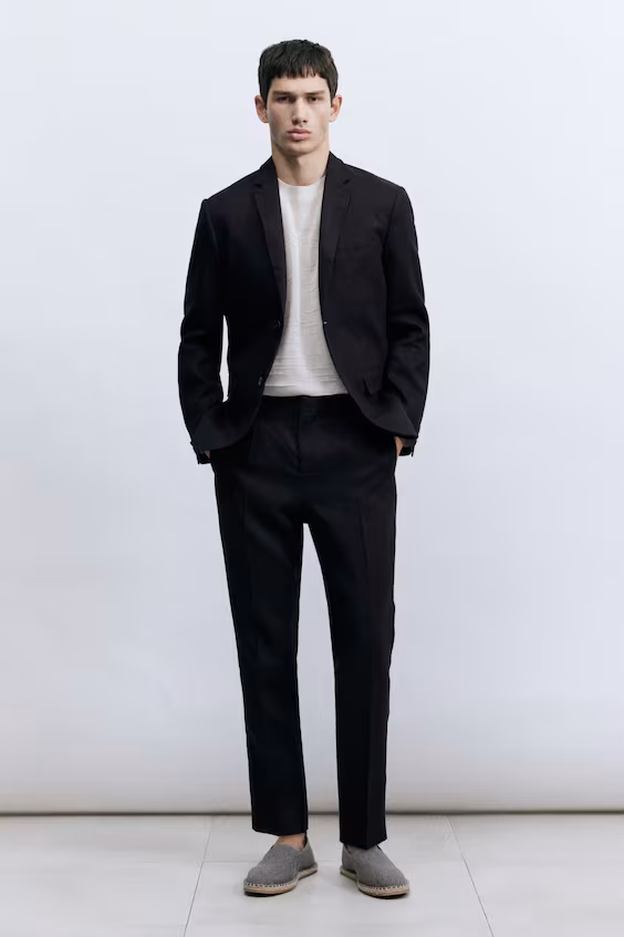 Пиджак из льна slim fit
