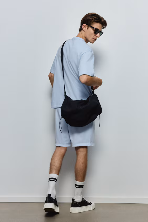 Шорты regular fit из хлопкового трикотажа