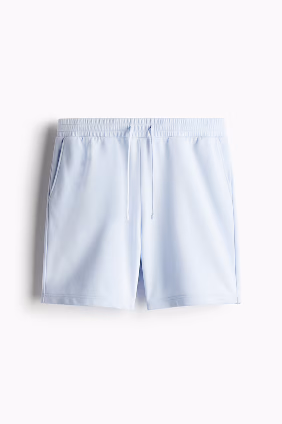 Шорты regular fit из хлопкового трикотажа