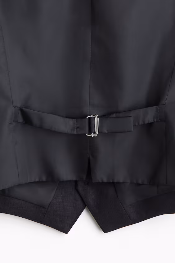 Костюмный жилет slim fit из льна