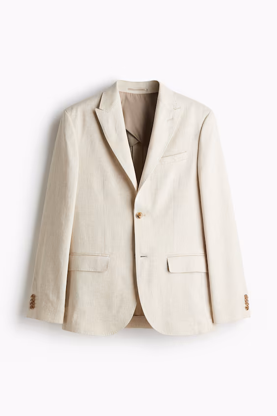 Пальто из смеси льна regular fit