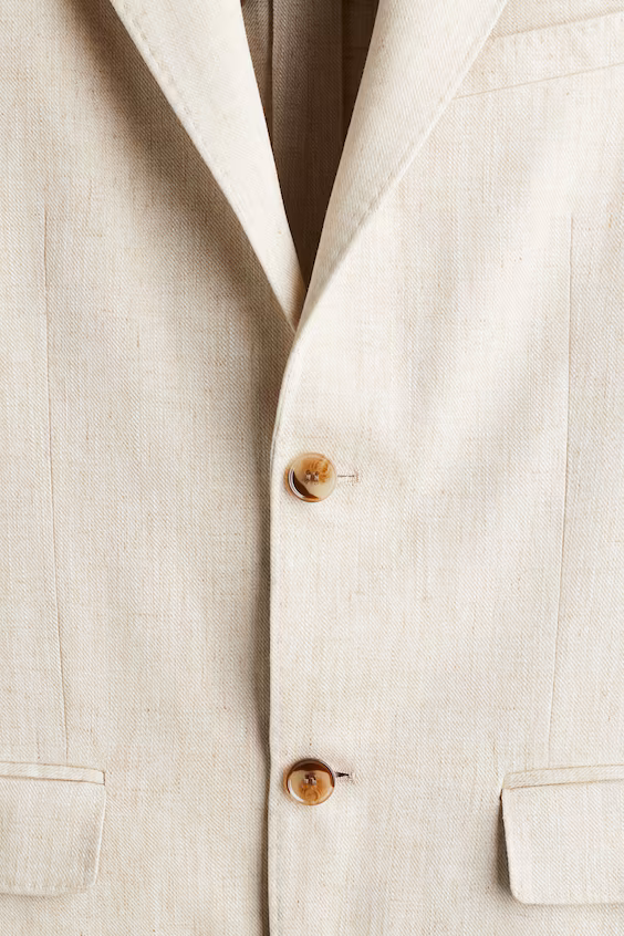 Пальто из смеси льна regular fit