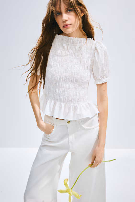 Блузка с асимметричной вытачкой