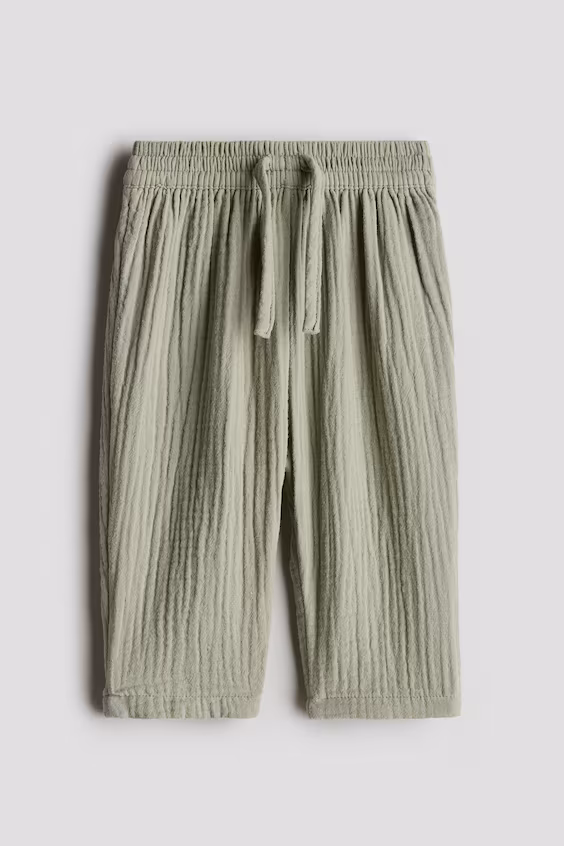 Брюки из хлопка h&m