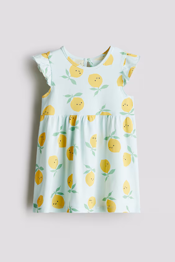 Платье из хлопка с принтом