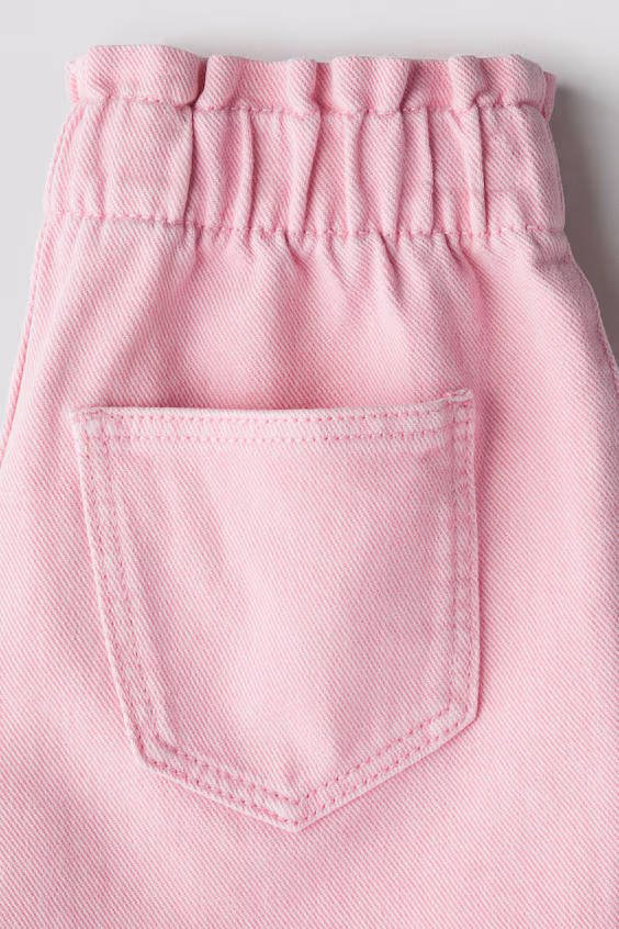 Джинсовые шорты свободного кроя