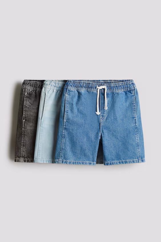 Набор из 3 шортов из джинсы