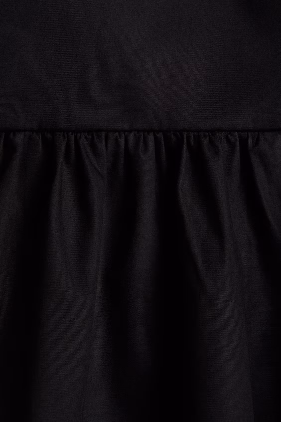 Платье из хлопка с круглой юбкой