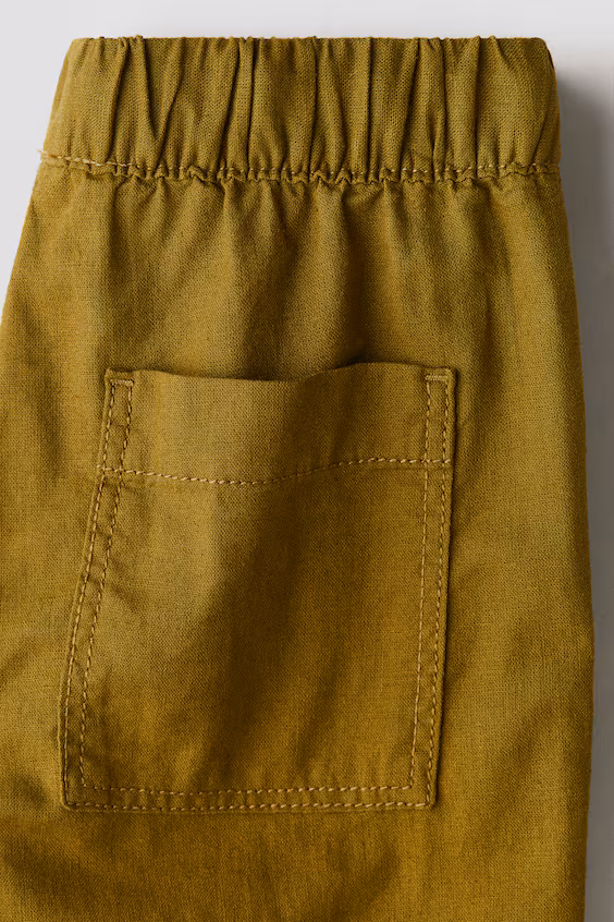 Брюки из смеси льна h&m