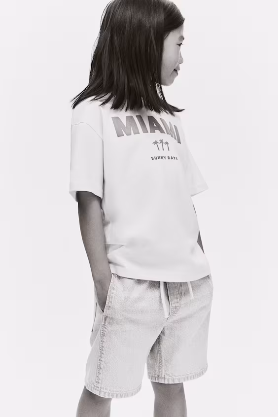 Джинсовые шорты из мягкого хлопка