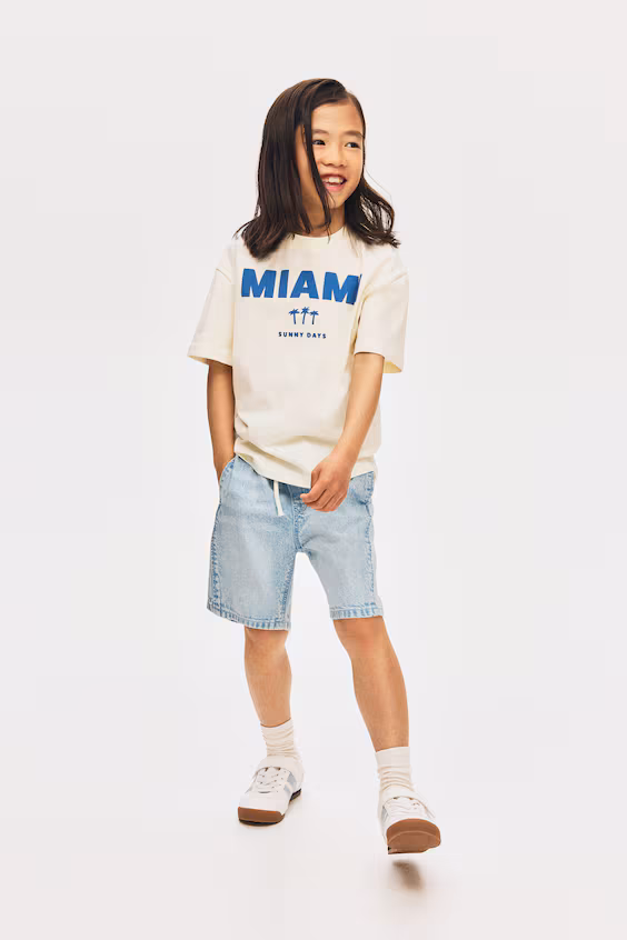 Джинсовые шорты из мягкого хлопка