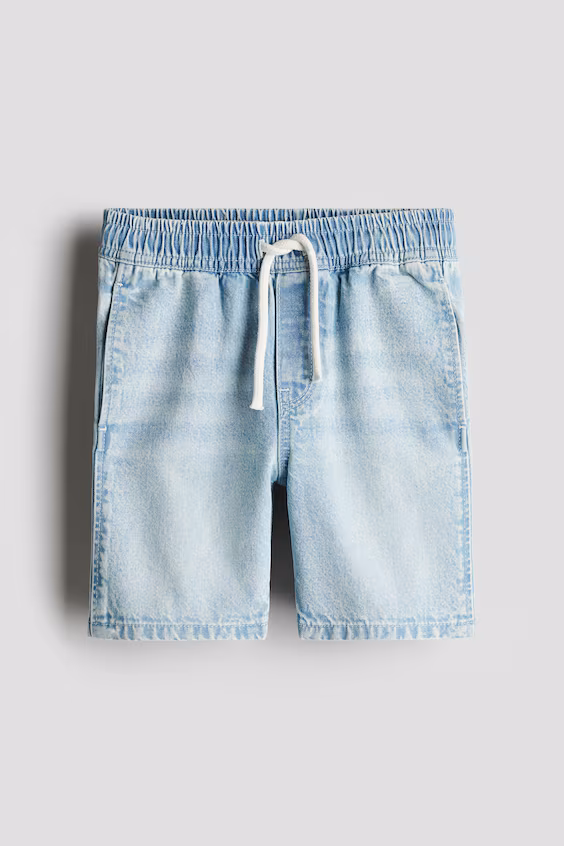 Джинсовые шорты из мягкого хлопка
