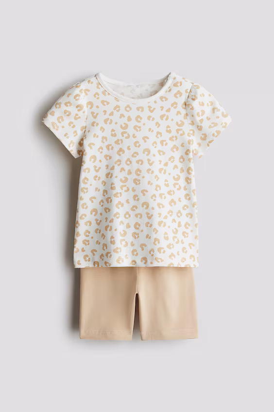 Комплект из 2 предметов из хлопкового джерси