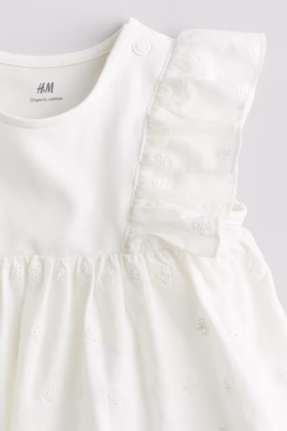 Платье-боди с оборкой