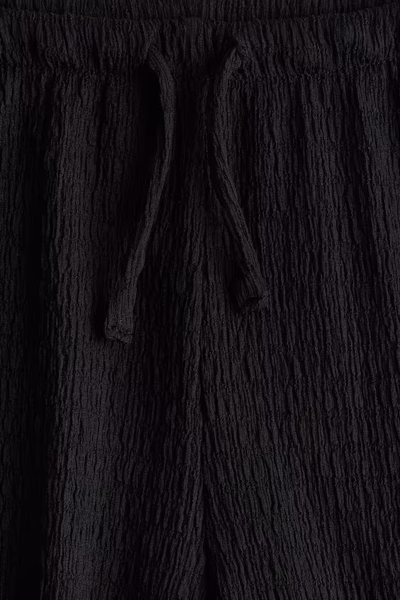 Брюки из мягкого текстурного джерси