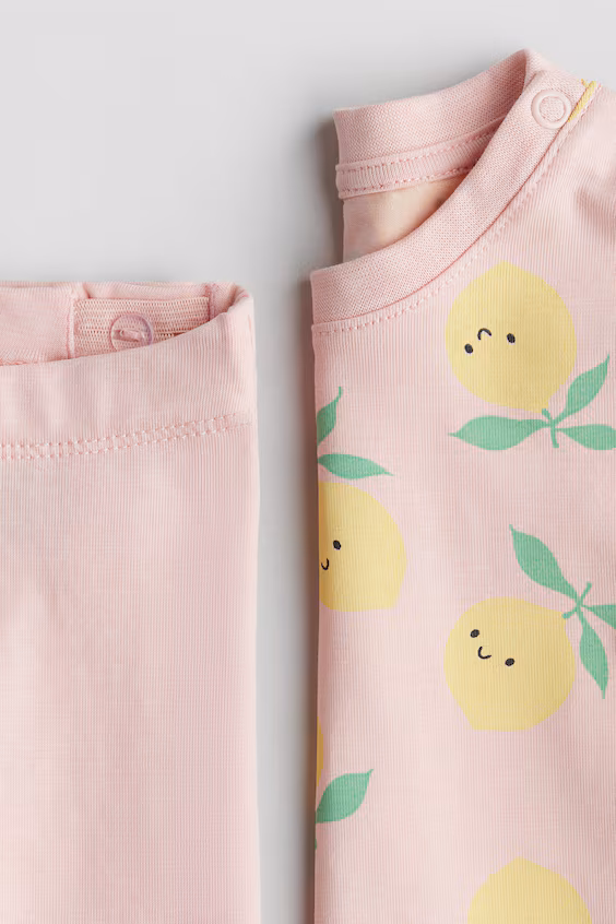 Набор из 2 предметов из хлопкового джерси