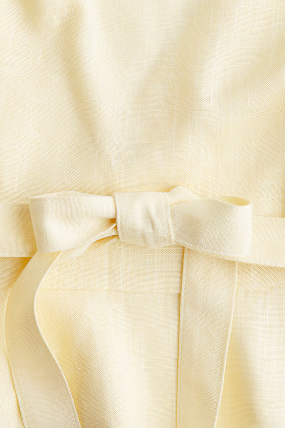 Блуза из льняной смеси