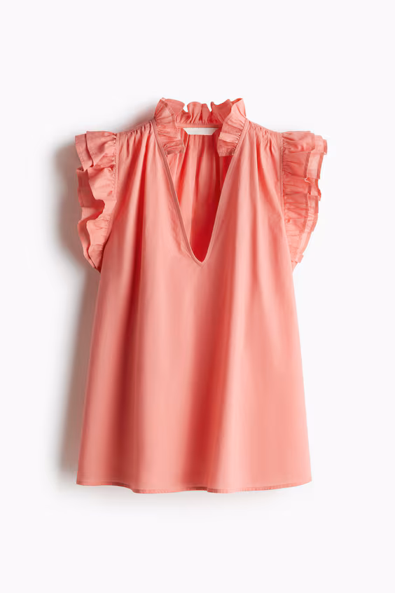 Блузка с оборками