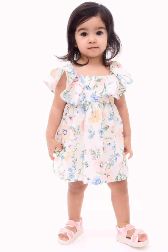 Платье с оборками