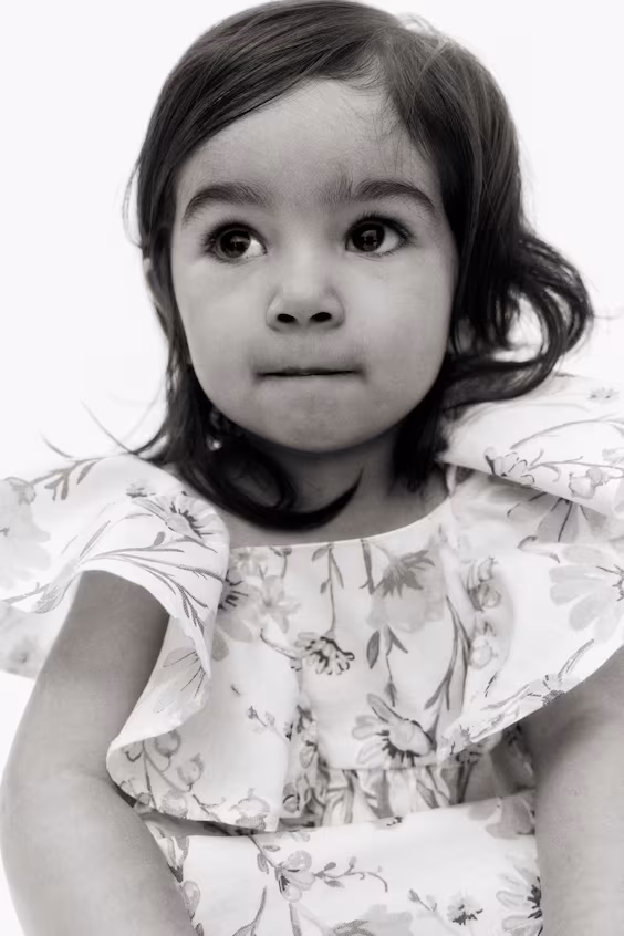 Платье с оборками