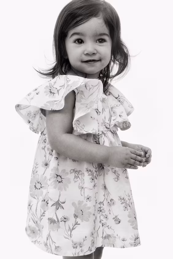 Платье с оборками