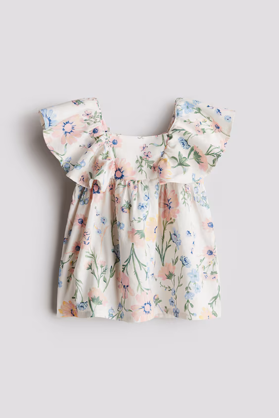 Платье с оборками