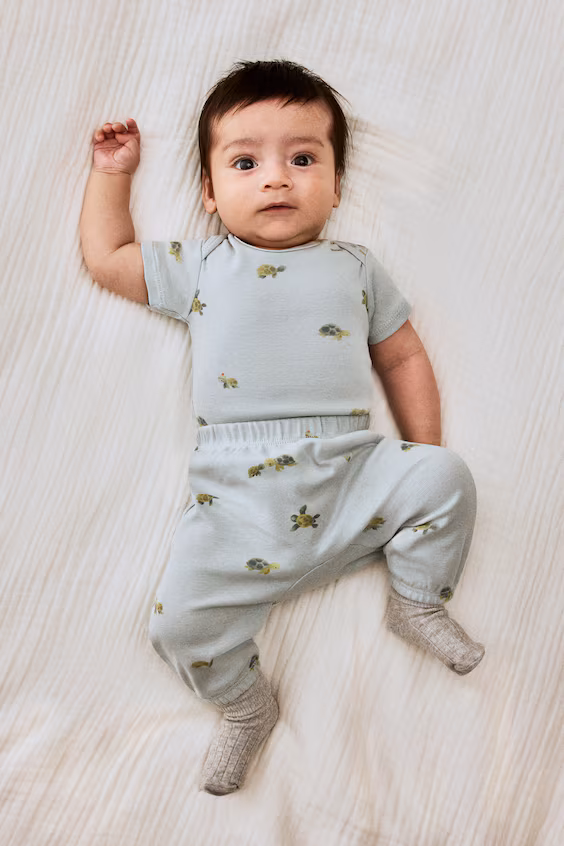 Комплект из 2 предметов из хлопкового джерси