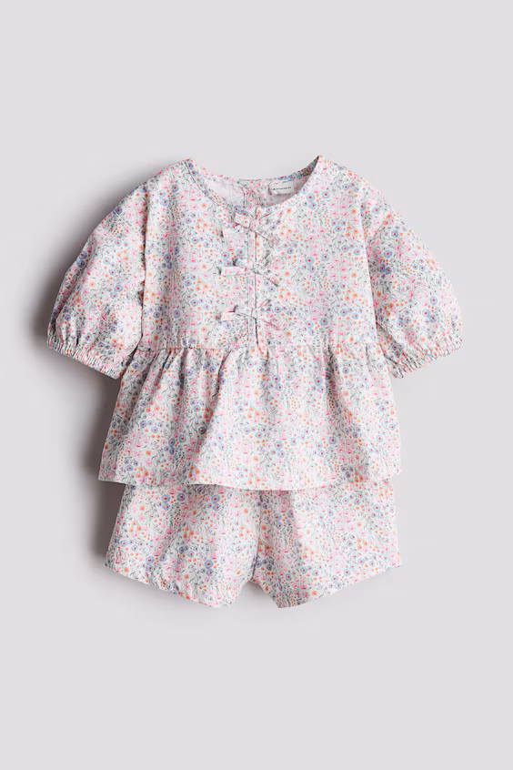 Комплект из 2-х предметов из хлопковой поплина