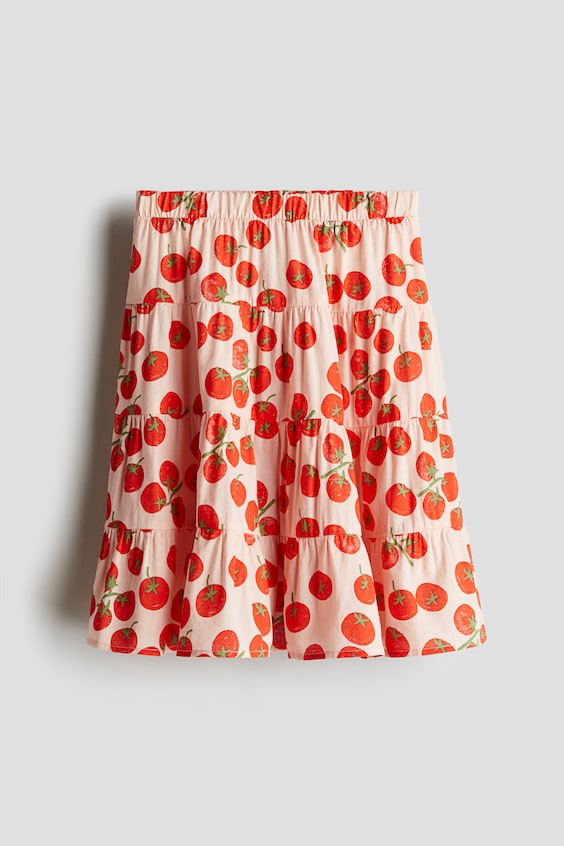 Юбка с оборками в складку