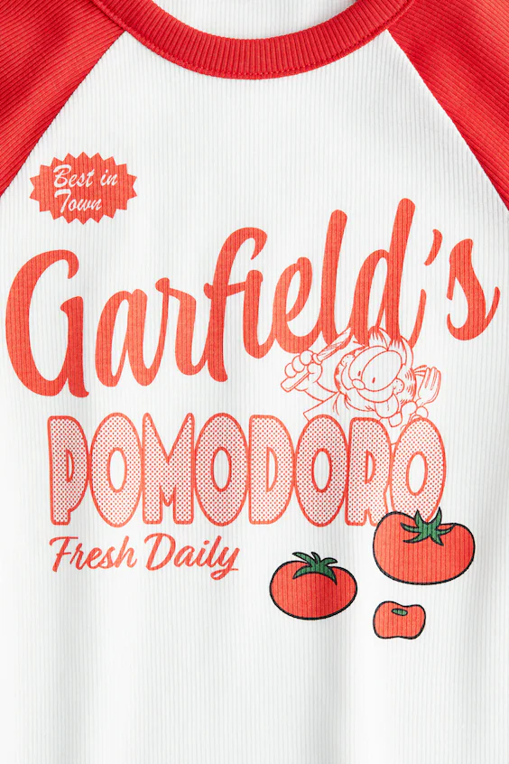 Свитер из хлопкового джерси с принтом