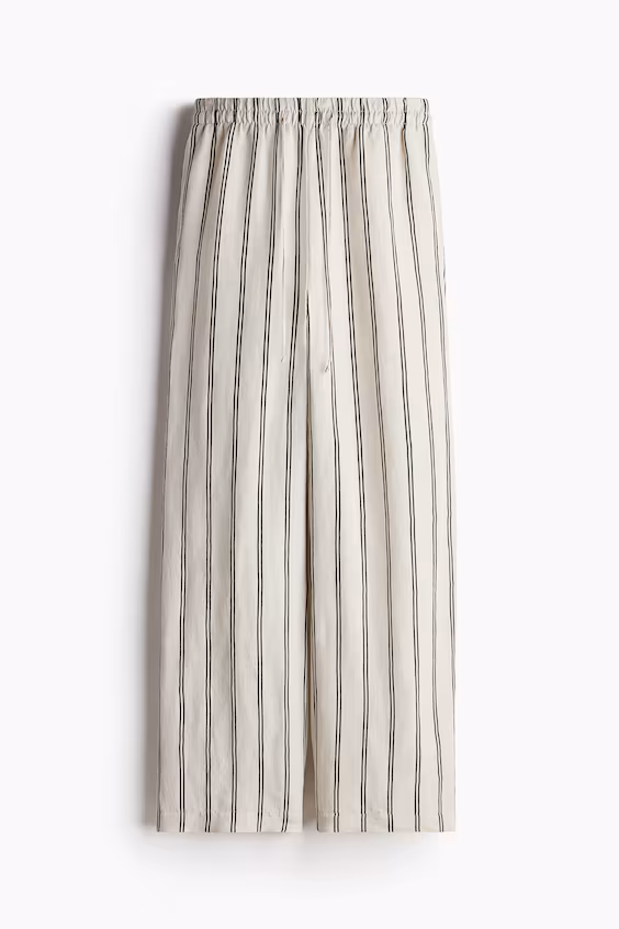 Брюки из льняной смеси