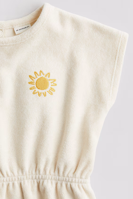 Комбинезон из мягкого махрового трикотажа