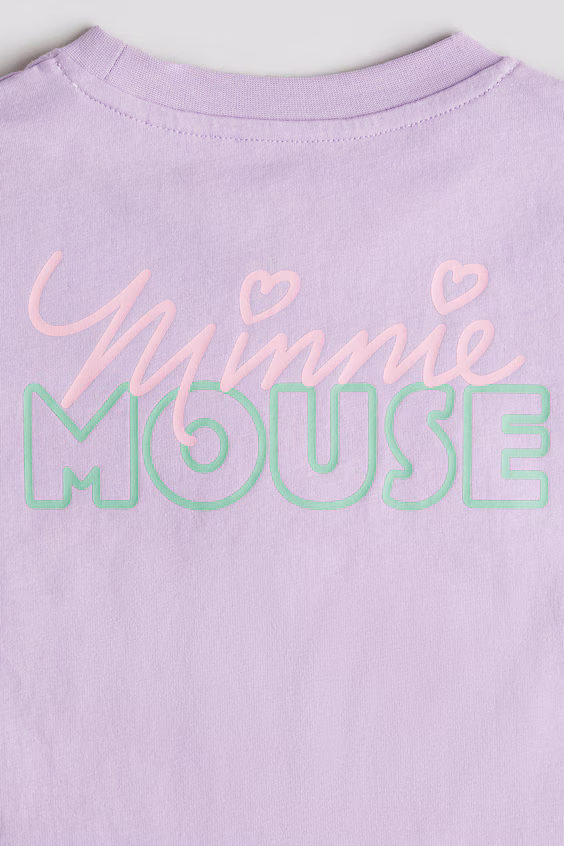 Футболка из хлопка с принтом