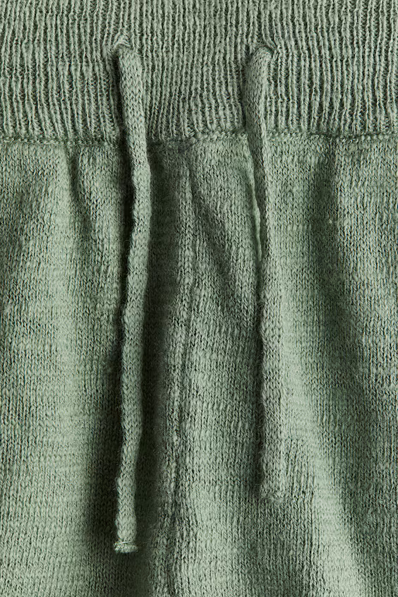 Шорты из тонкого хлопкового трикотажа